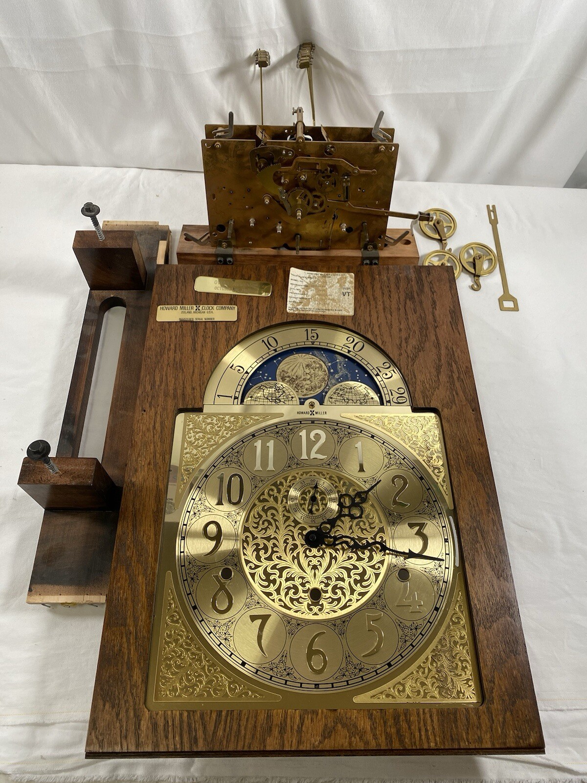 Grandfather Clock Key Mahogany Herschede Grandfather Clock Olde