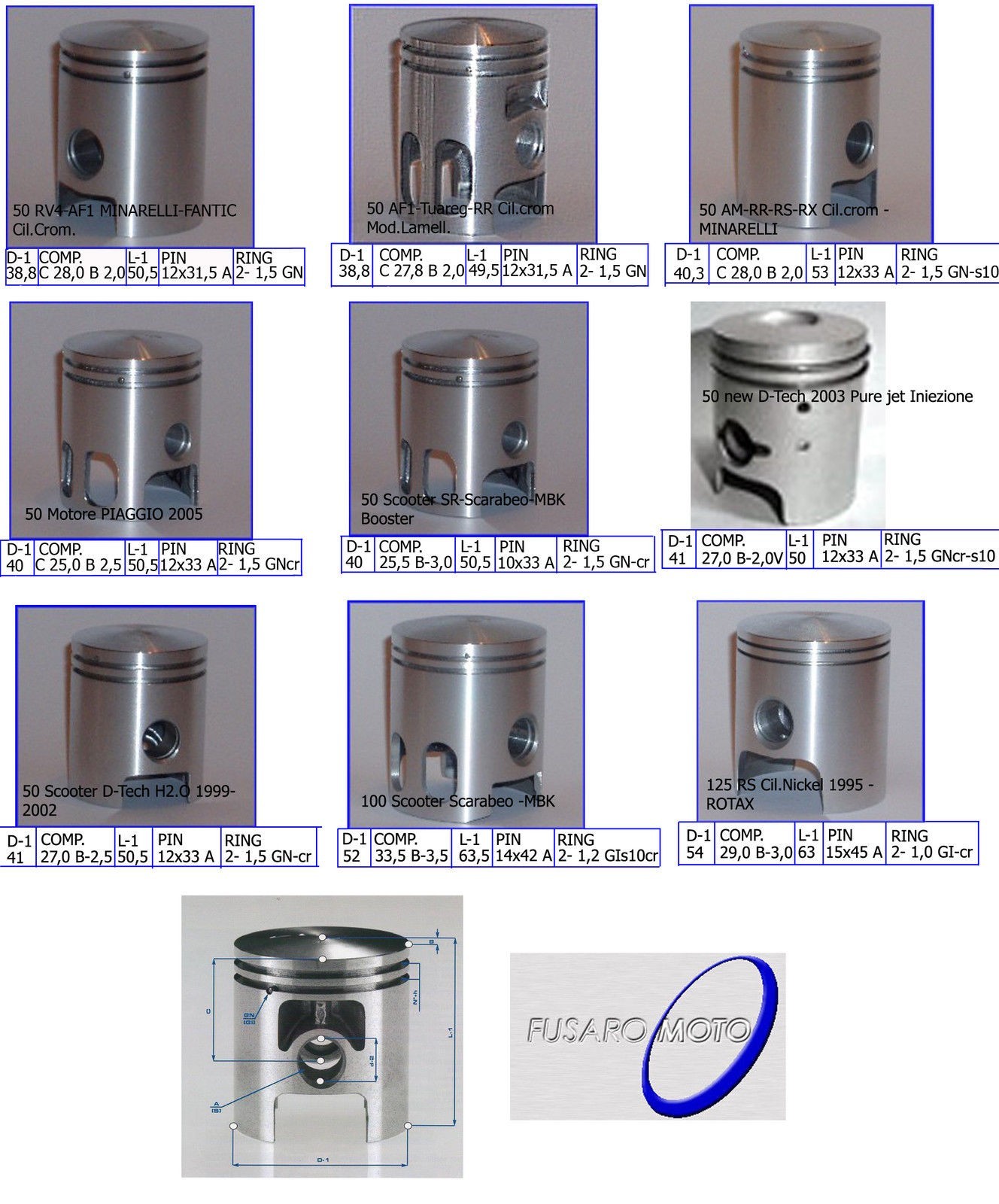 COMPLETE PISTON KIT SET PISTÓN ПОРШЕНЬ RING RINGS FOR FIT DKW ENGINE