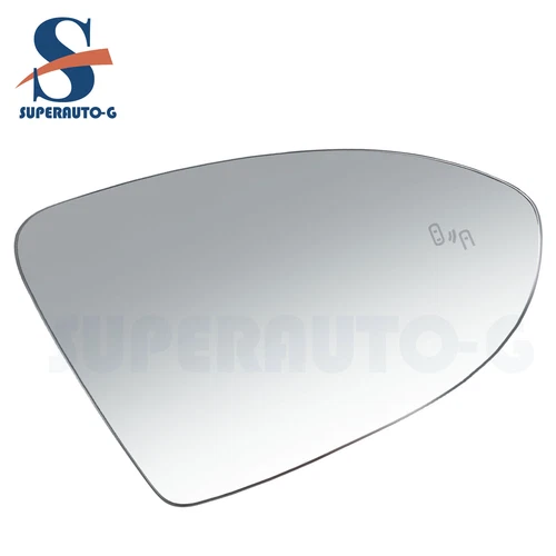 New Right Side View Mirror Glass w/ Blind Spot for Volkswagen Golf Sportwagen