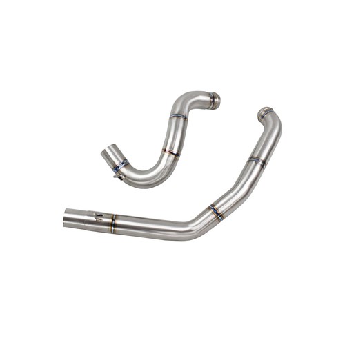 Titanium 2 into 1 Exhaust for Harley 2018-Later M8 Softail Slim FLSL FXLRS FXST - Picture 3 of 7