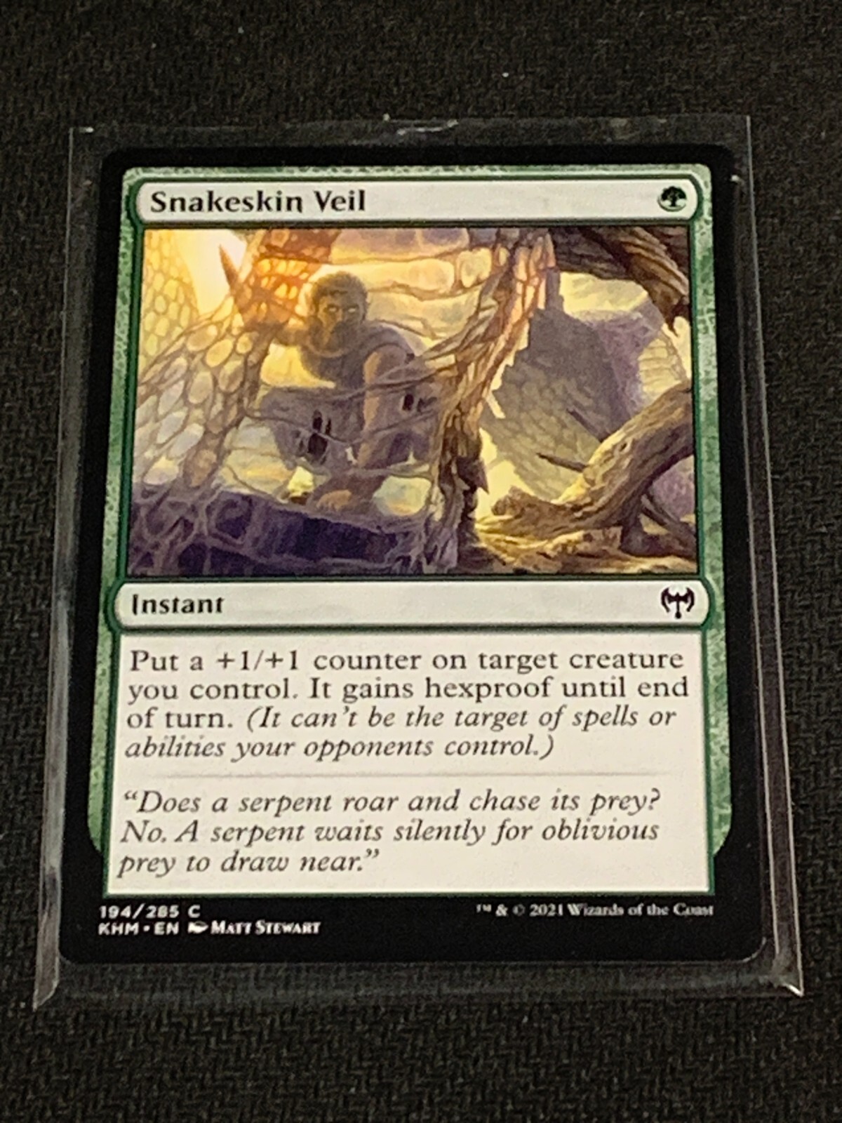Magic the Gathering Kaldheim Snakeskin Veil eBay