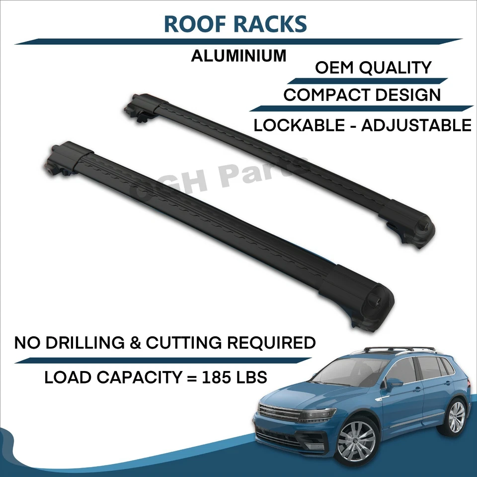 BARRA PORTAEQUIPAJES DE TECHO DE ALUMINIO BARRAS TRANSVERSALES PARA MODELOS SUZUKI GRAND VITARA 1999-2005 Foto 2 de 4