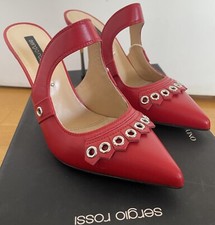 SERGIO ROSSI HEELS EU37 UK4 NEW AUTHENTIC DESIGNER SALES RRP £790 MADE IN ITALY 