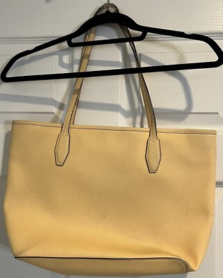 Kate Spade Butter Yellow Large Shoulder Handbag Purse - A0151 | eBay