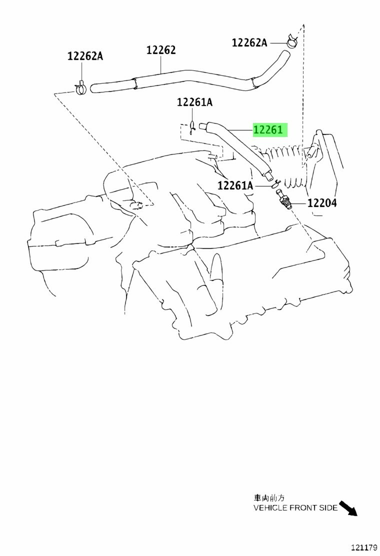 Toyota OEM 1220431040 Lexus GS300 IS300 IS250 GS350 RX350 PCV Valve eBay