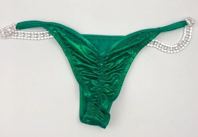 Emerald 3/8" scatter NPC competition bikini - Image 2 of 2