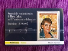 TESSERA FILATELICA 2007 MARIA CALLAS 