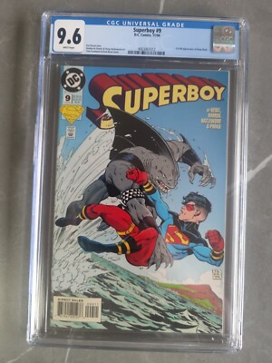 Superboy Comic #9 1994 CGC 9.6 1st App King Shark