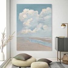 Handmade Oil Painting Wall Art Decor Poster Home Aesthetics Abstract Landscape