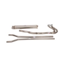 Jaguar Bell Stainless Steel Exhaust System Twin Sport Xk120 Dhc Fhc Ots Bssjr035