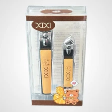 2 Pieces Stainless Steel Nail Clipper Set