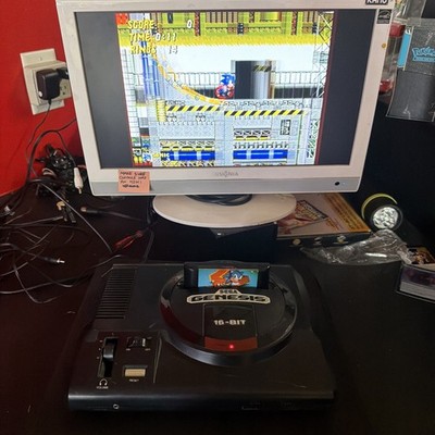 Sega Genesis Model 1 System OEM Controller Tested Free Ship No Game