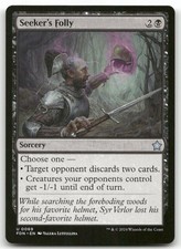 Seeker's Folly MTG Foundations 69 Uncommon NM
