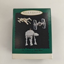 HALLMARK THE VEHICLES OF STAR WARS 3 ORNAMENT...