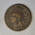 1900 Indian Head One Cent Penny #AB607