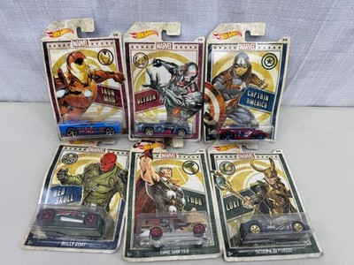 2018 Hot Wheels Marvel Complete Set of 6