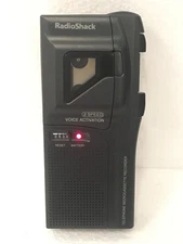 RadioShack 43-476 Voice Activated Microcassette Recorder 2-Speed FREE SHIPPING
