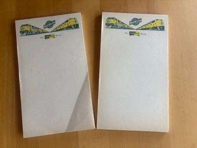 Chicago & North Western Railway Notepads, Unused Set of 2