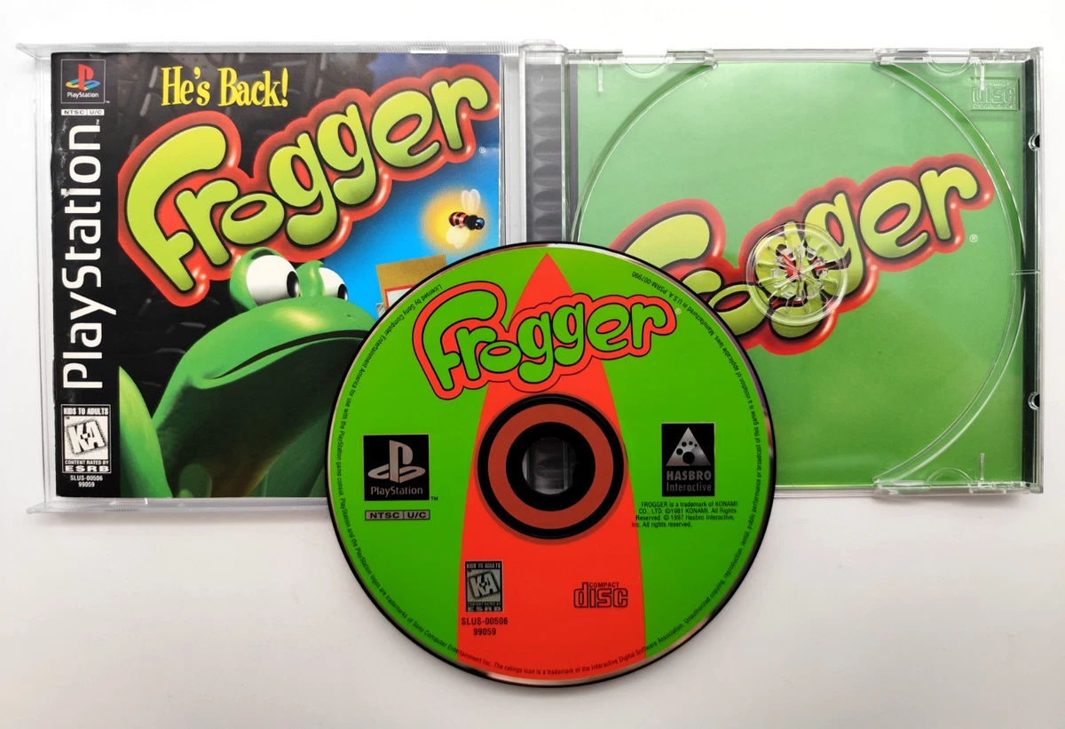 Frogger Sur PS1 – Version US NTSC – Jeu PlayStation 1 D’Occasion