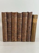 1700s Antique Poetry Books 1788-c1790 Antique Books 7vols Gray, Young, Parnell