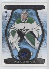 2023-24 Upper Deck Artifacts Goalies Royal Blue 20/199 Jake Oettinger #151 ht1