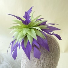 Handmade Goose Feather Flower Millinery Hat Fascinator Royal Ascot Headwear