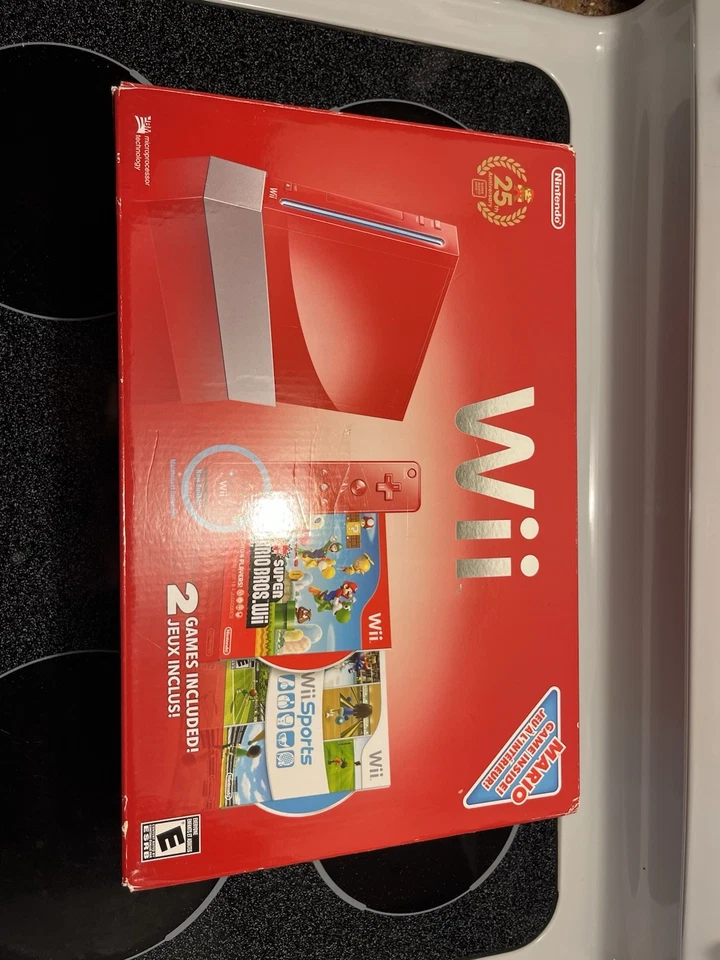 Nintendo Wii Limited Red Console 25th Anniversary Super Mario - Complete, NICE! - Image 3 of 4