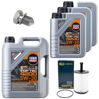 MotoröL Filter Set 4200 5W-30 Liqui Moly 8 Liter + Schraube FüR VW Transporter V