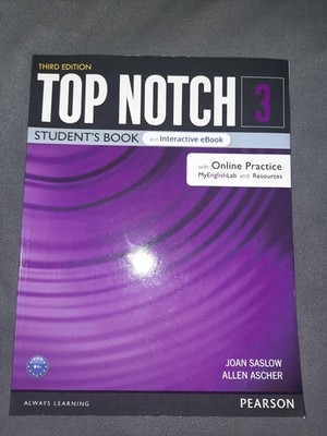 Top Notch Level 3 Student's Book & Interactive eBook 3rd Ed Joan Saslow