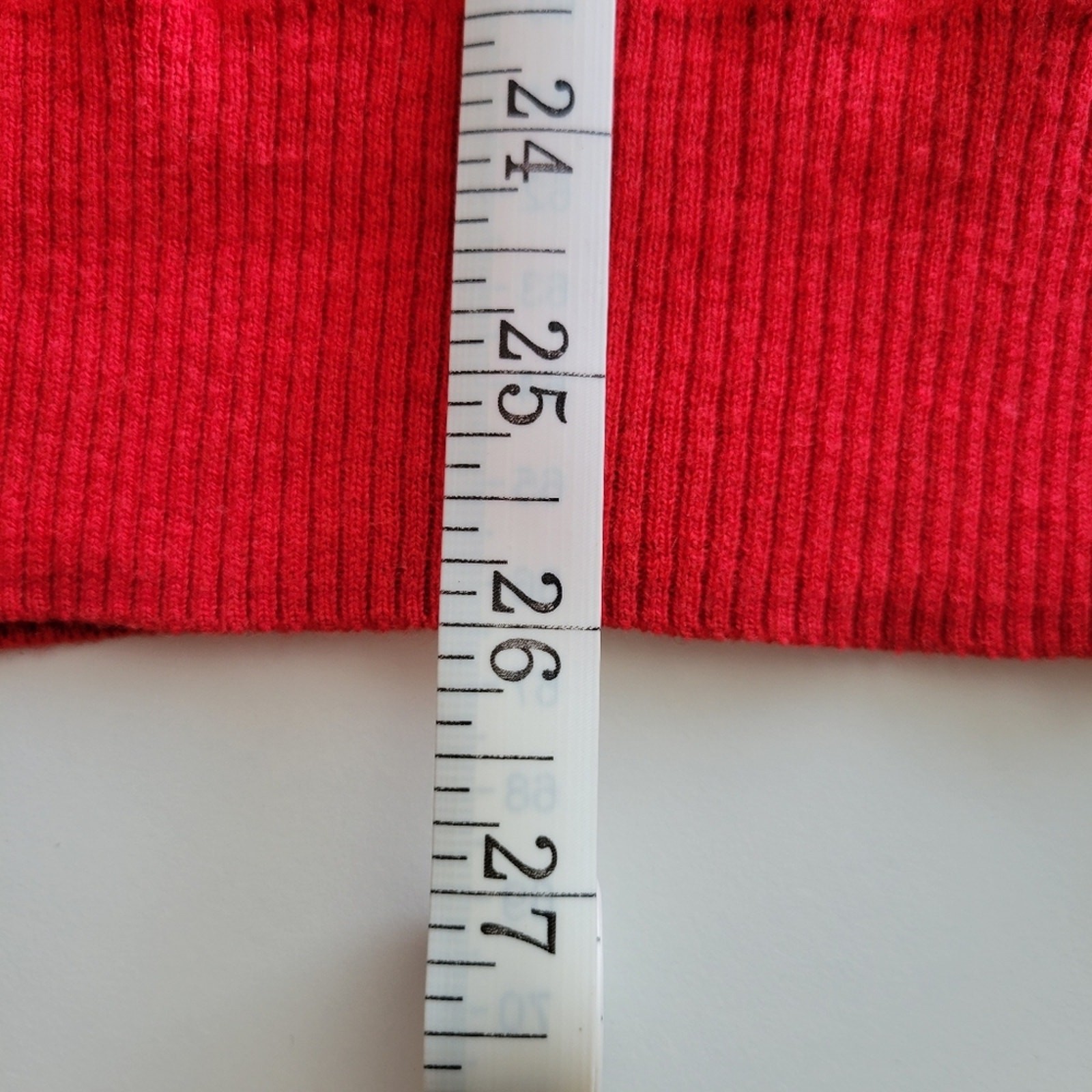 Chaser Weekends Script Red Sweater with Stars Med… - image 5