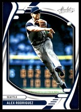 Alex Rodriguez 2022 Panini Absolute #83 Mariners MLB READ FREE SHIP AutographDen