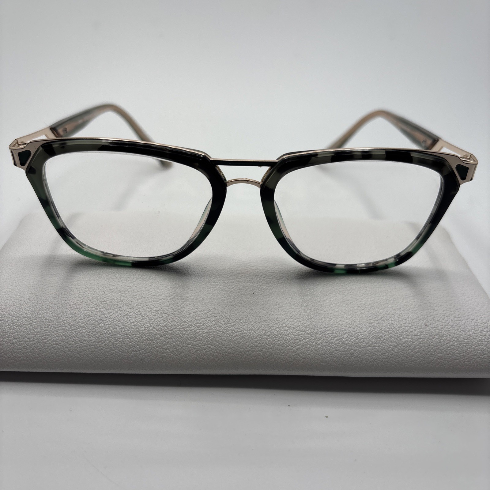 Cb Overcome 101 Green/Blk Tortoise Eyeglass Frame 52-17-150 #
