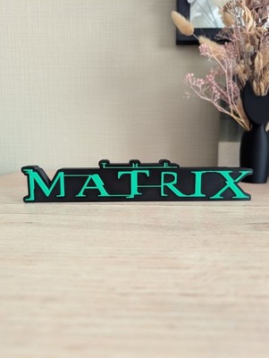 The Matrix Deko Logo Keanu Reeves 23cm