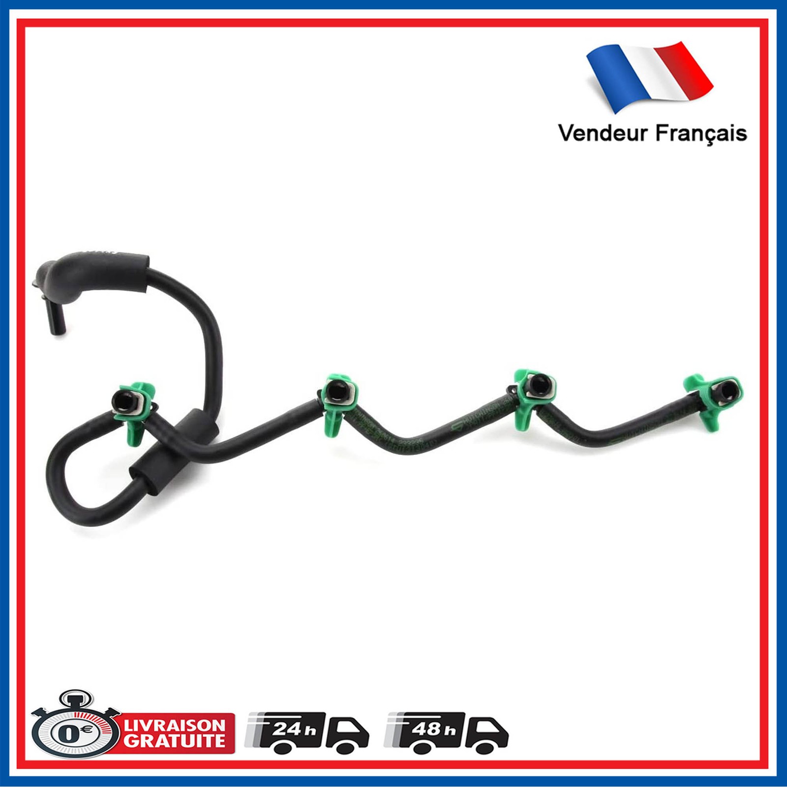 Tuyau carburant injecteur 1574HX anti-fuite pour moteur 1.6 HDI 110 115 de C4 et DS3