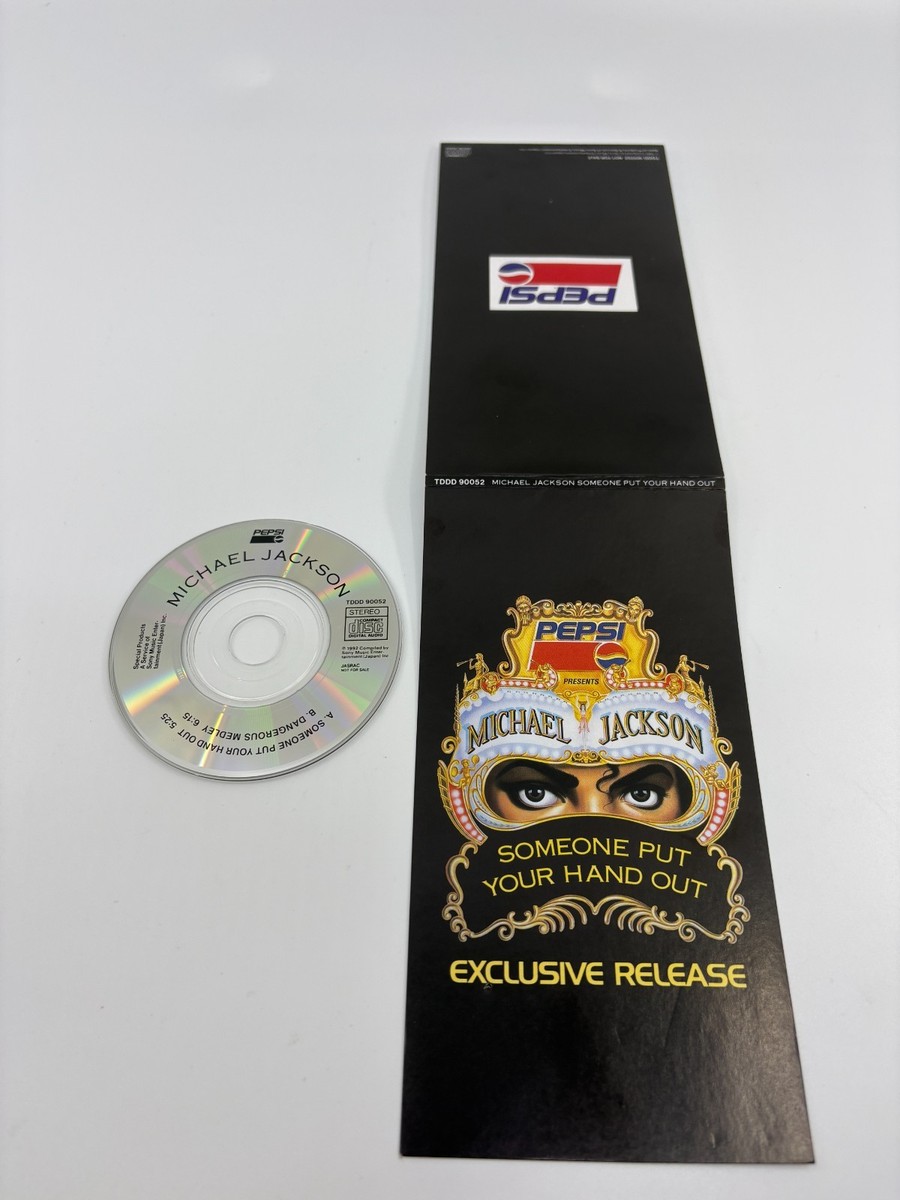 Michael Jackson Someone Put Your Hand Out CD (1992) Pepsi TDDD