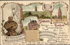 Litho Stoppenberg Essen im Ruhrgebiet, Grüße vom Hallo, Kaiser... - 3728180
