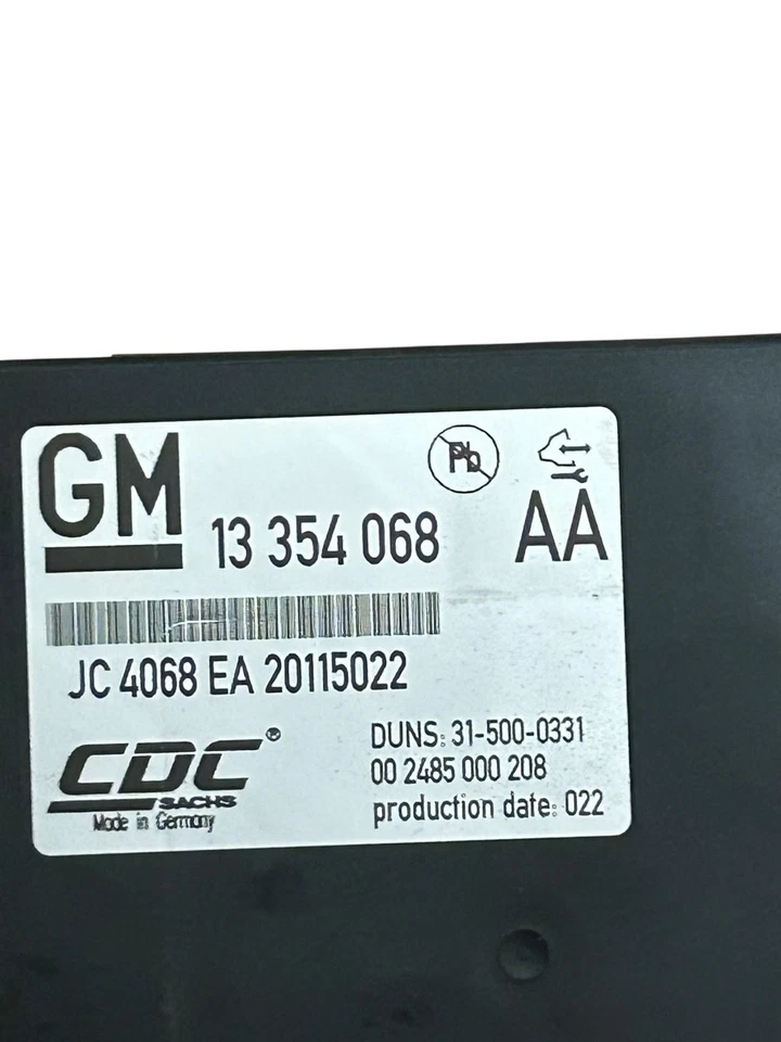 Centralina sospensioni Opel Insignia Sport tourer 2008/2017 13354068 - Immagine 3 di 4