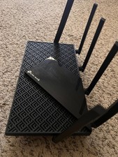 TP-LINK Archer AXE75 AX5400 4 Port 5378 Mbps Wireless Router W/Power Cord