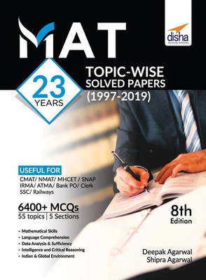 Disha Experts | MAT 23 years Topic-wise Solved Papers (1997-2019) 8th Edition