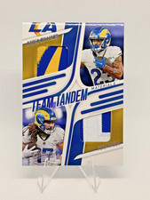 2025 Absolute Kyren Williams Puka Nacua Team Tandem Patch 25/25 Rams