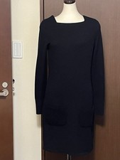 Chanel Cashmere Wool Dress Black Size 38 Women Elegant Stylish