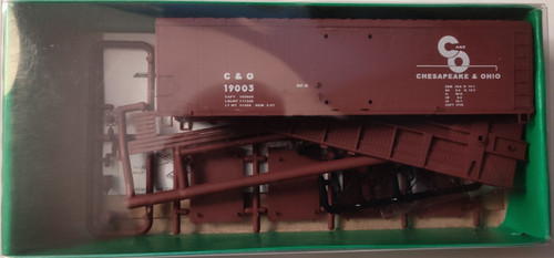Coche de caja escala HO Bowser Englishs modelo C&O 40 ft C&O 19003 | Condition: New