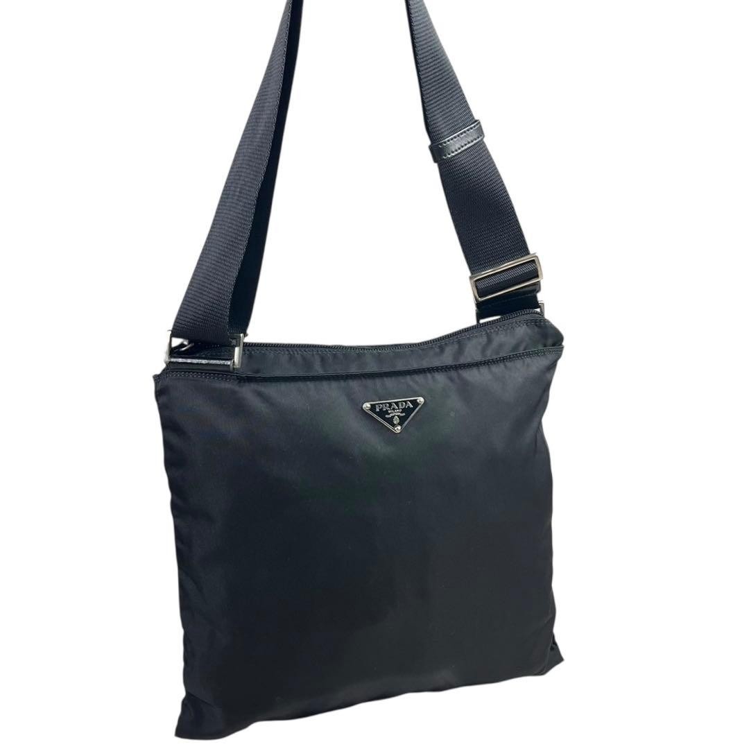 Excellent condition Prada triangular logo nylon l… - image 2