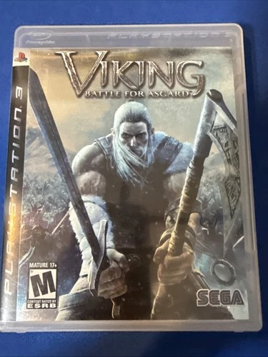 Viking: Battle for Asgard (Sony PlayStation 3, 2008) CIB, Manual, Mint Disc
