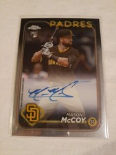 2024 Topps Chrome - Rookie Autographs Mason McCoy #RA-MCC (AU, RC)