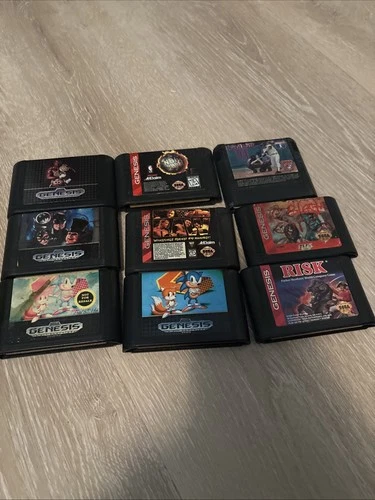 Sega Genesis Lot Of 9 Games