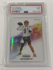 2023 Panini Prizm Football Joe Burrow Color Blast PSA 9 SSP Vertical #CB9
