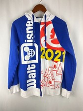 Walt Disney World 2021 Hoodie Men's Small Full Zip Multicolor Mickey Mouse Magic