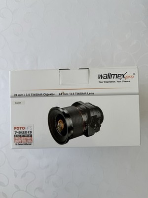 Walimex Pro 18895 24 mm F/3.5 EF APS-C EF-S Objektiv