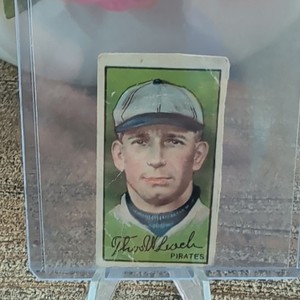 Thos. W. Leach Pittsburgh Pirates Hassan Cork Tip Cigarettes Tobacco Card